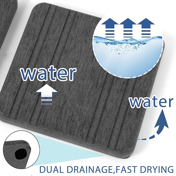 3PCS Water Absorbing Stone Tray, DryingNeat Diatomite Stone Sink Tray, Instant