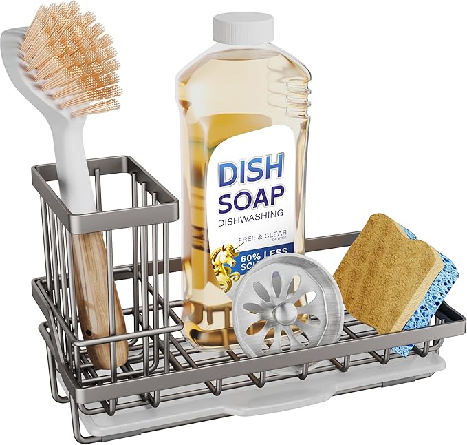SWTYMIKI Sink Caddy Sponge Holder
