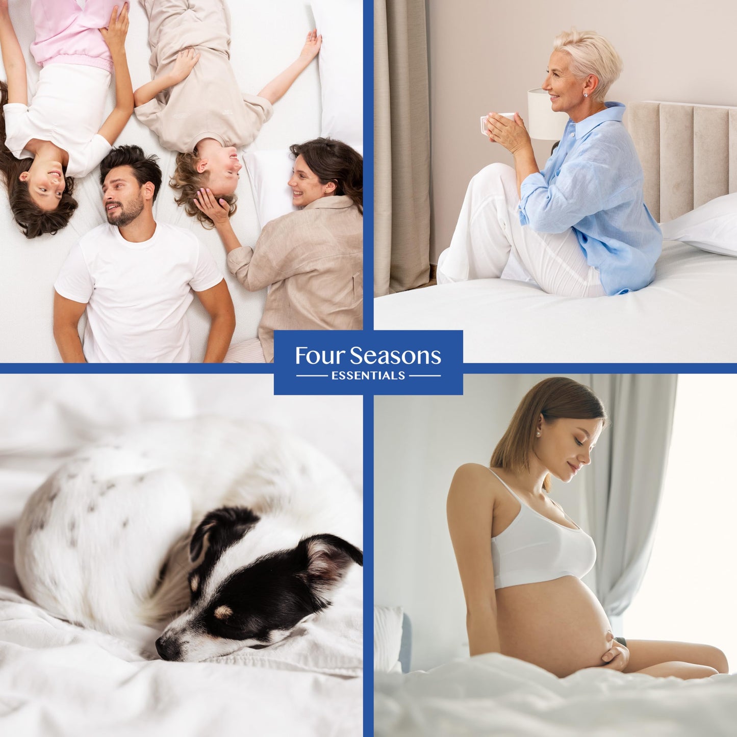 Full Size Mattress Protector Bedbug Waterproof Zippered Cover Hypoallergenic Premium Quality Encasement White