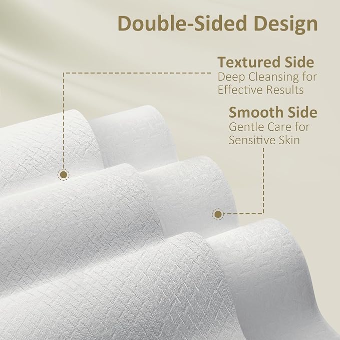 Ourmed Life Disposable Face Towel | 150 Count Lint-Free Biodegradable Clean