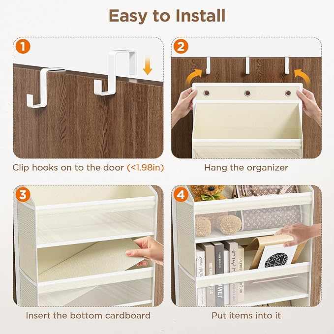 Over The Door Organizer, 7 Tier Door Hanging Organizers