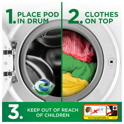 Ariel Platinum PODS, Washing Liquid Laundry Detergent Capsules 52 Washes, +Touch Of Febreze Odour Defencel, Removes 7-old sweat odours (Packaging may vary)