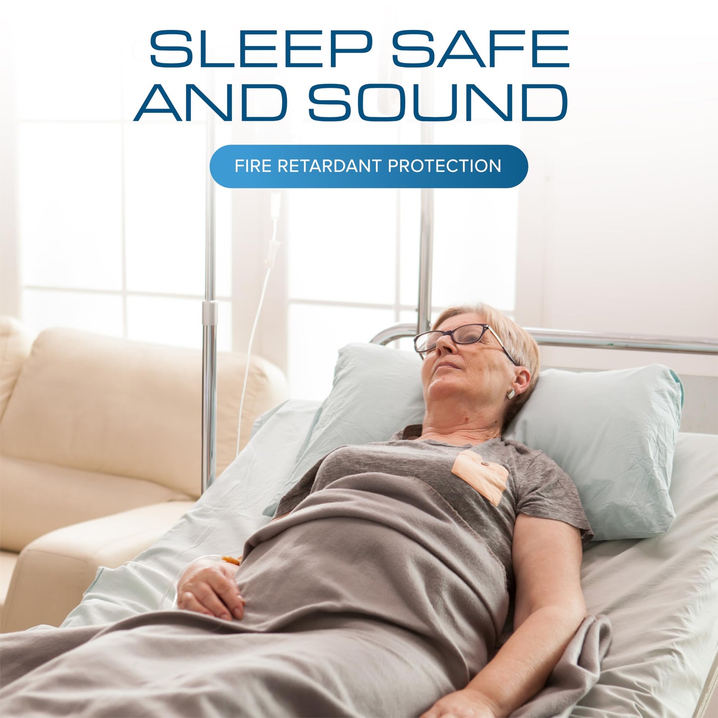Kölbs NSR Long Term Care Pressure Redistribution Foam Medical Hospital Mattress, for Bedsore Treatment Nursing Homes and at Home Care