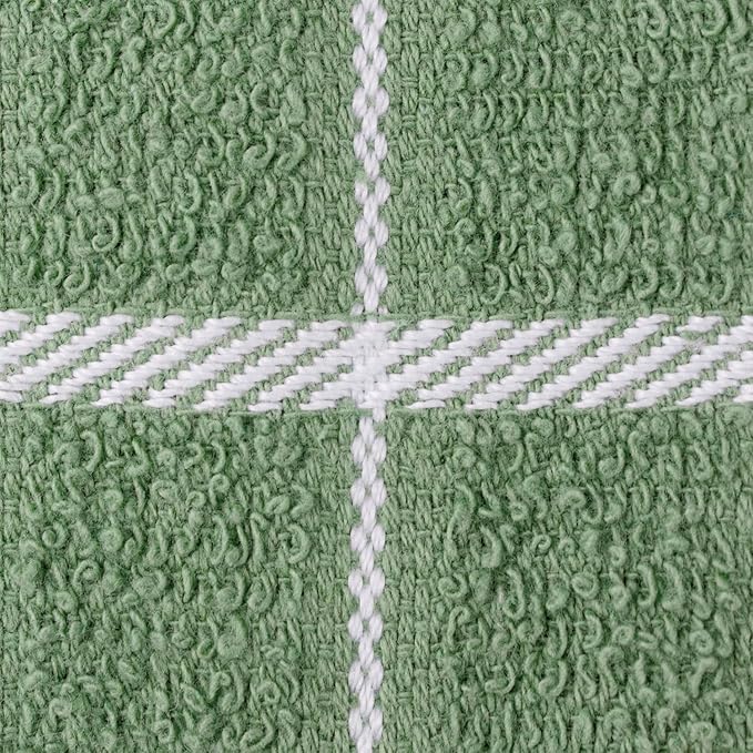 Ritz Premium Terry Check Kitchen Dish Cloths