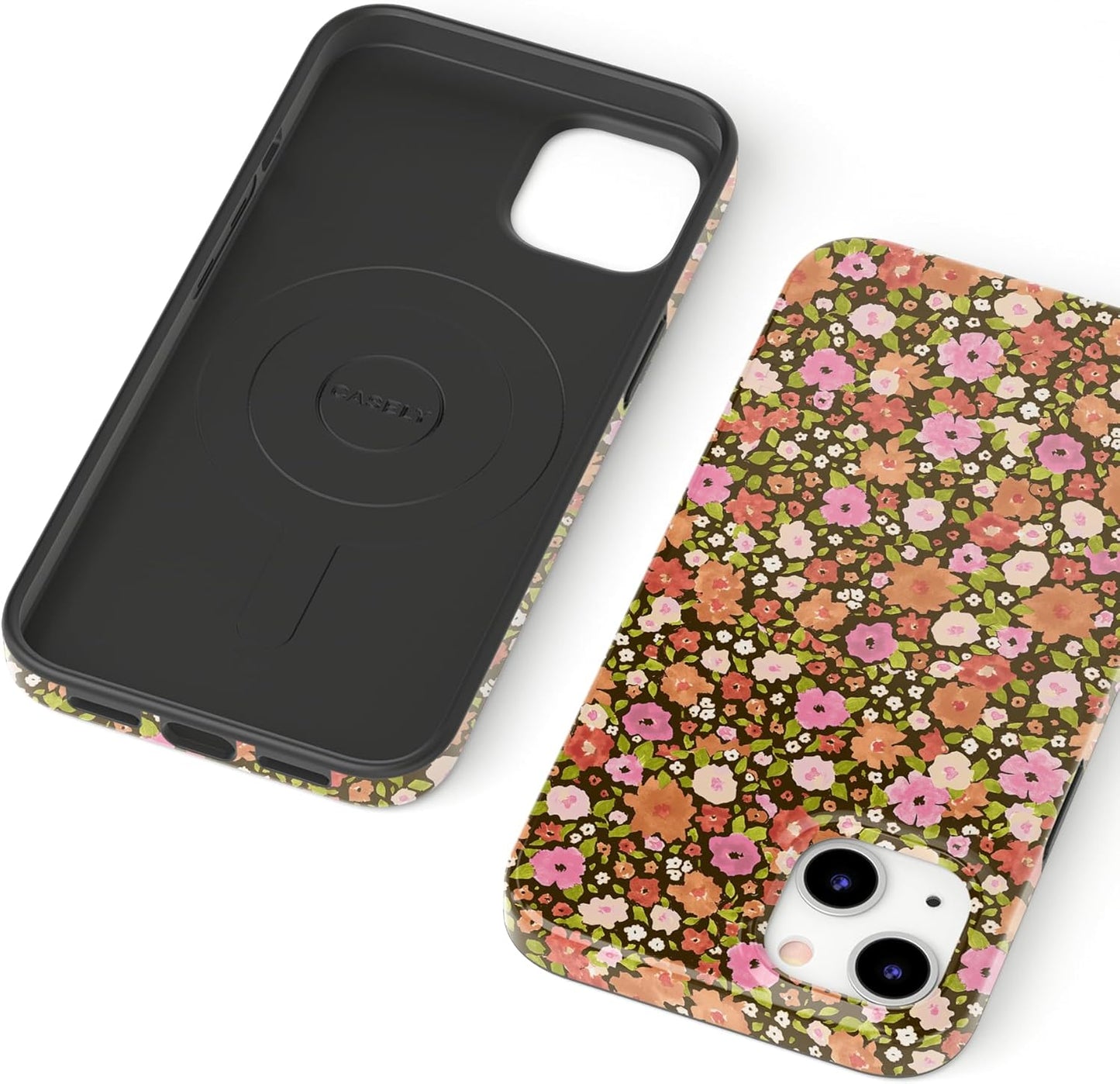 Casely iPhone 13 Case | Field of Flowers | Pastel Floral | Compatible with MagSafe | Classic Ultra Slim Design