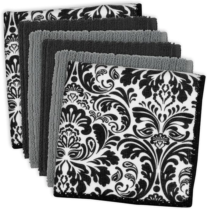 DII Cleaning Collection Multi-Purpose Microfiber, Dishcloth Set