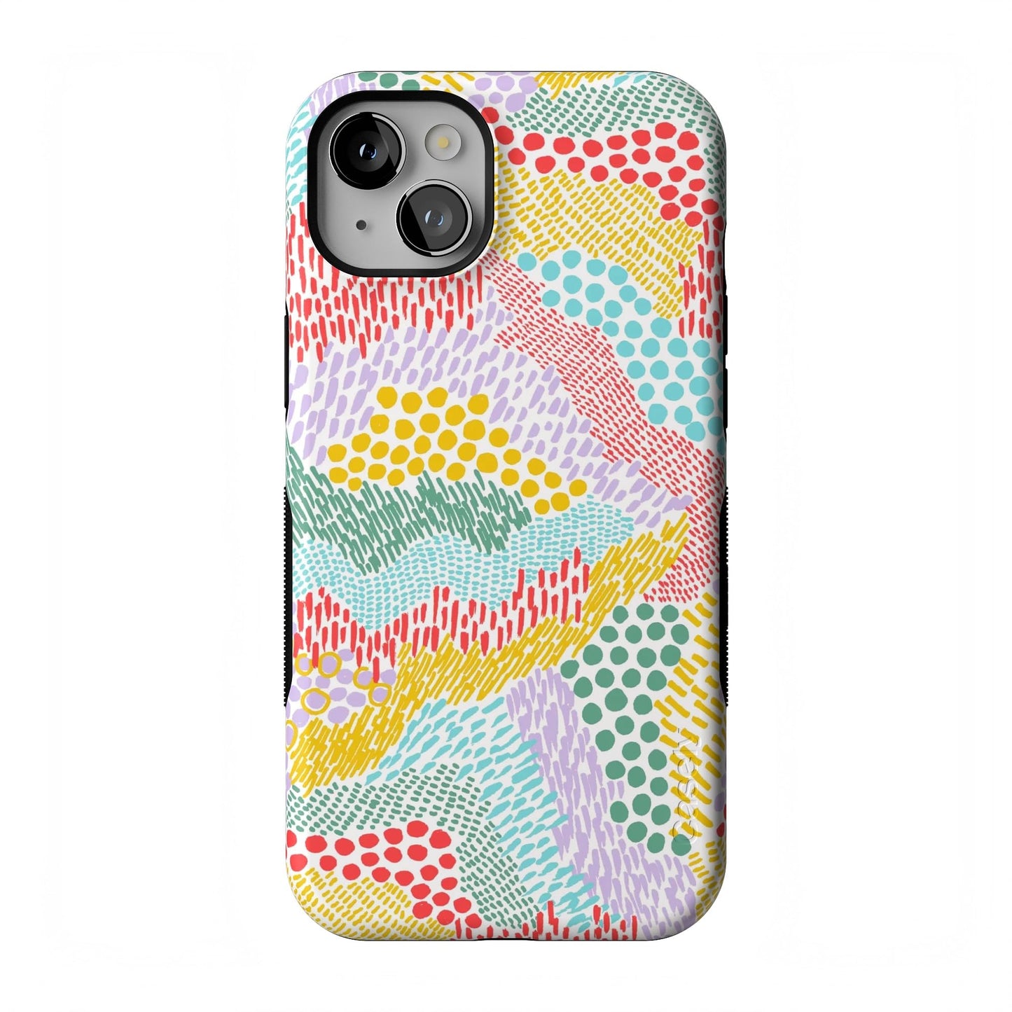 Casely iPhone 14 Plus Case | Sage Garden | Green Floral | Compatible with MagSafe | Bold Protective Design