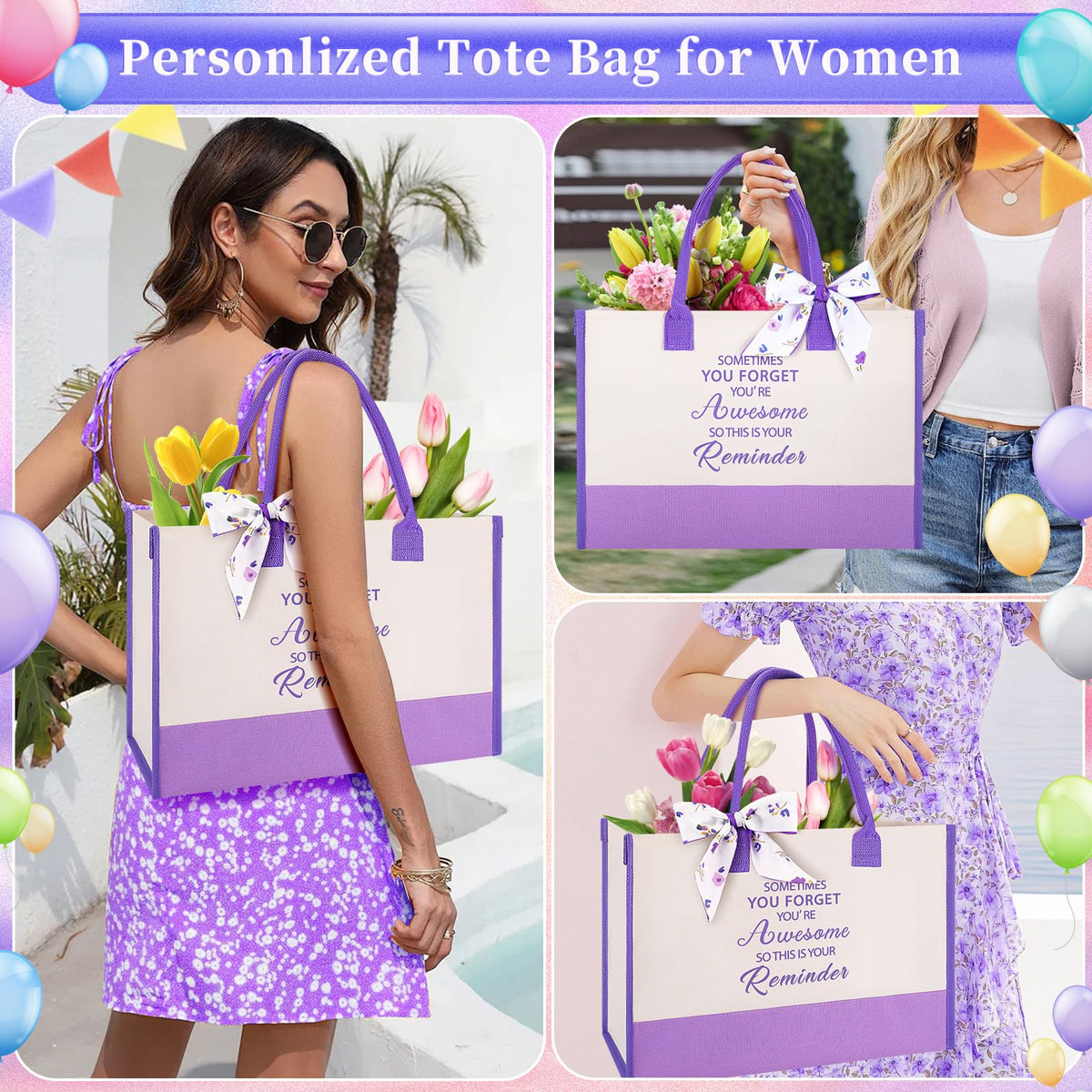 13PCS Birthday Gifts for Women,Mom, Wife, Girlfriend, Sister, Her- Self Care Package Get Well Soon Gifts Basket for Women Purple Birthday Gifts Mothers Day Baskets for Mom