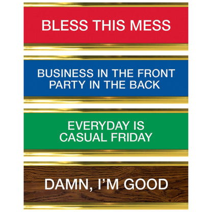 Genuine Fred Daily Desk Plaque Desktop Flip Book, assorted