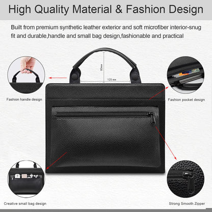 Protective Case & Portable Bag for Lenovo IdeaPad 1i, ThinkPad X1 Carbon Gen 5/8, ThinkPad Yoga 4/5, ThinkBook 14 G2/3, Lenovo K14 - Black