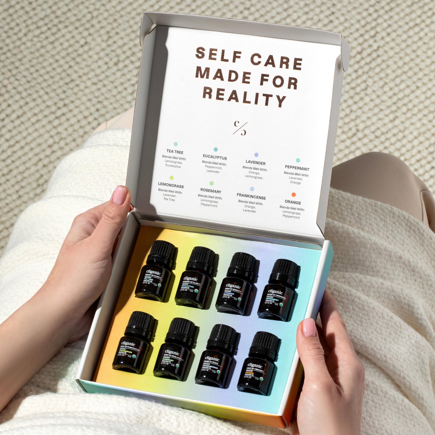 Cliganic Organic Aromatherapy Set (8 Pack)