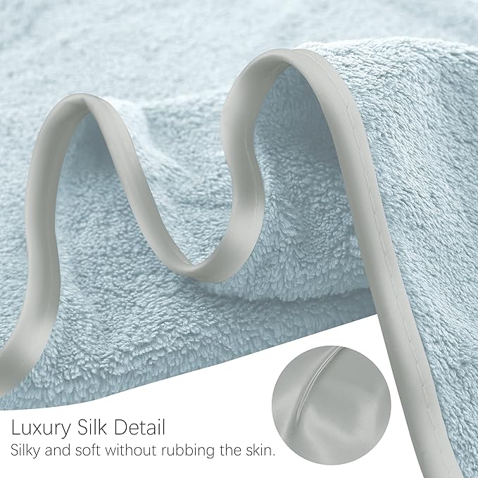 TENSTARS Silk Hemming Hand Towels