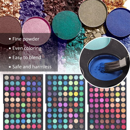 Pure Vie Professional 252 Colors Highlight Eyeshadow Palette Makeup Contouring Kit - Highly Pigmented Nudes Warm Natural Matte Shimmer Cosmetic Eye Shadows Pallet Powder Palette