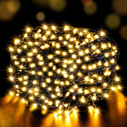 LetsFunny 300 LED Christmas String Lights with 8 Lighting Modes, 108FT - UL Certified Outdoor & Indoor Fairy Lights for Tree, Patio, Garden, Party, Wedding, Halloween, Holiday Christmas Decorations