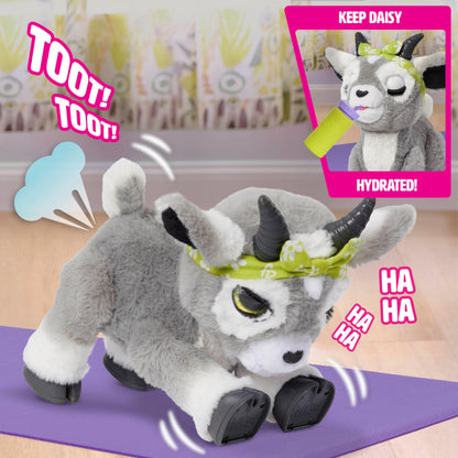 Just Play furReal Daisy the Yoga Goat Interactive Toy, Kids Toys for Ages 4 Up