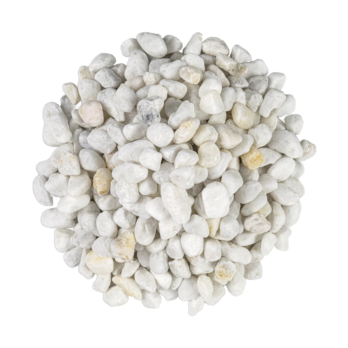 MSI Decorative Tumbled White Pebbles, 0.25 inch - 0.75 inch, 40 lb. Bag