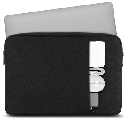 Chelory 13 14 Inch Laptop Sleeve Bag for 13 Inch MacBook Pro MacBook Air 14 inch MacBook Pro, 13.3 13.5 14 Inch Notebook Computer Ultrabook Shockproof Protective Cover iPad Tablet Carrying Case, Black