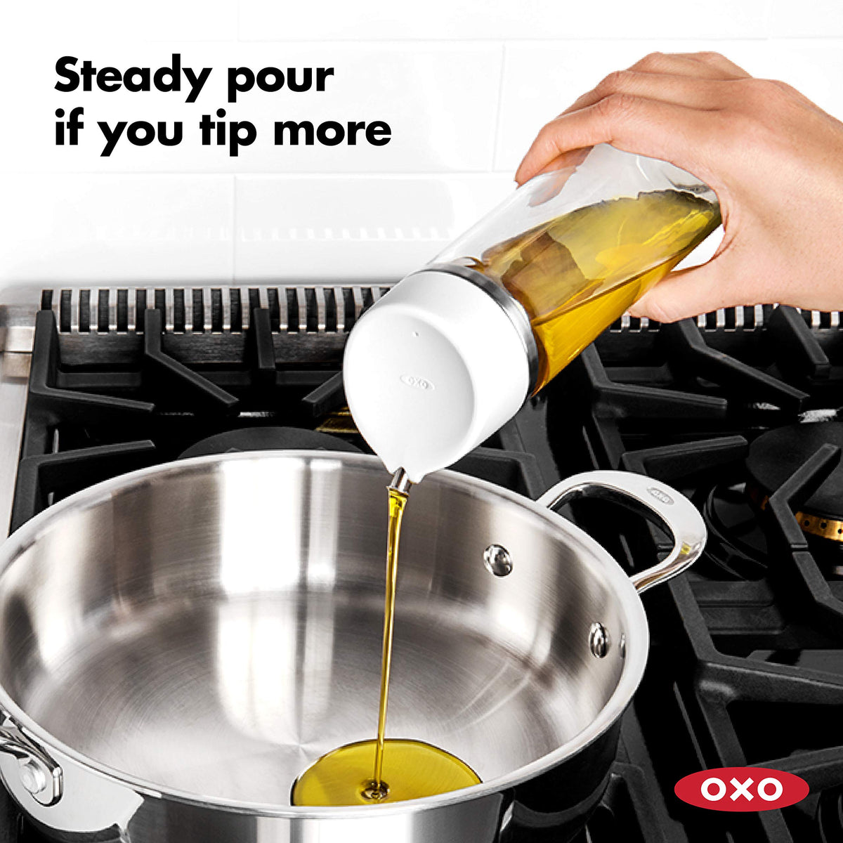 OXO Good Grips 12 oz Precision Pour Glass Oil Dispenser