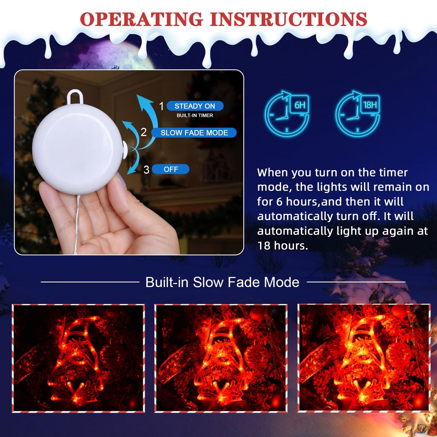 LOLStar Valentines Day Window Lights Decor with Timer, 3 Pack Battery Operated Red Heart-Shaped Window Decorations Silhouette Sucker LED Lamp Slow Fade Mode Romantic Light for 2026 Holiday Indoor Home