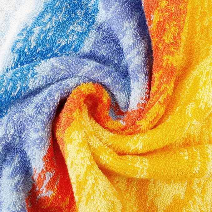 SEMAXE 18-Pack Bath Towel Set Include 6 Bath Towels, 6 Hand Towels, 6 Wash