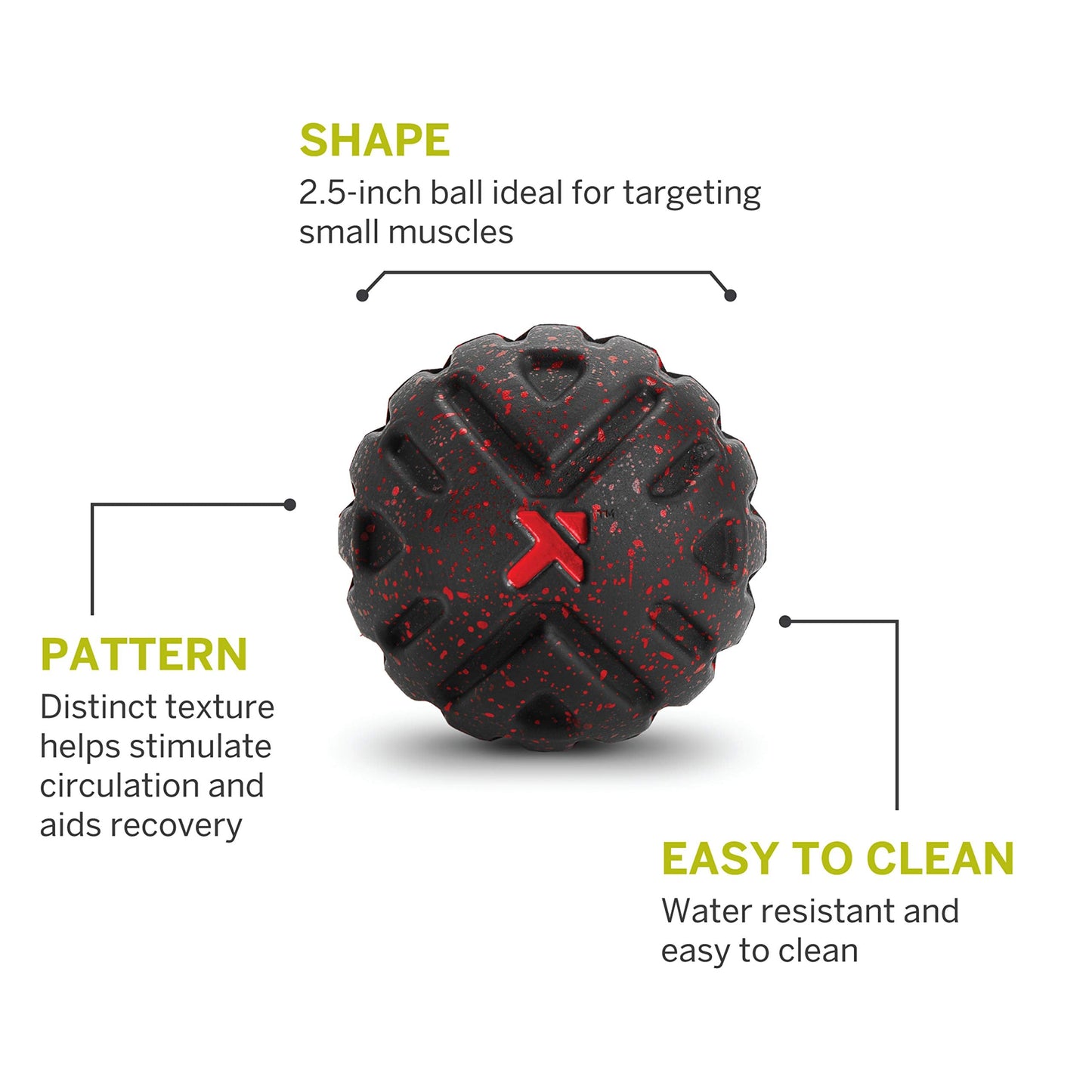 Trigger Point Performance Foam Massage Ball for Deep-Tissue Massage, MB5 (5-inch) -5"L x 5"W x 5"H