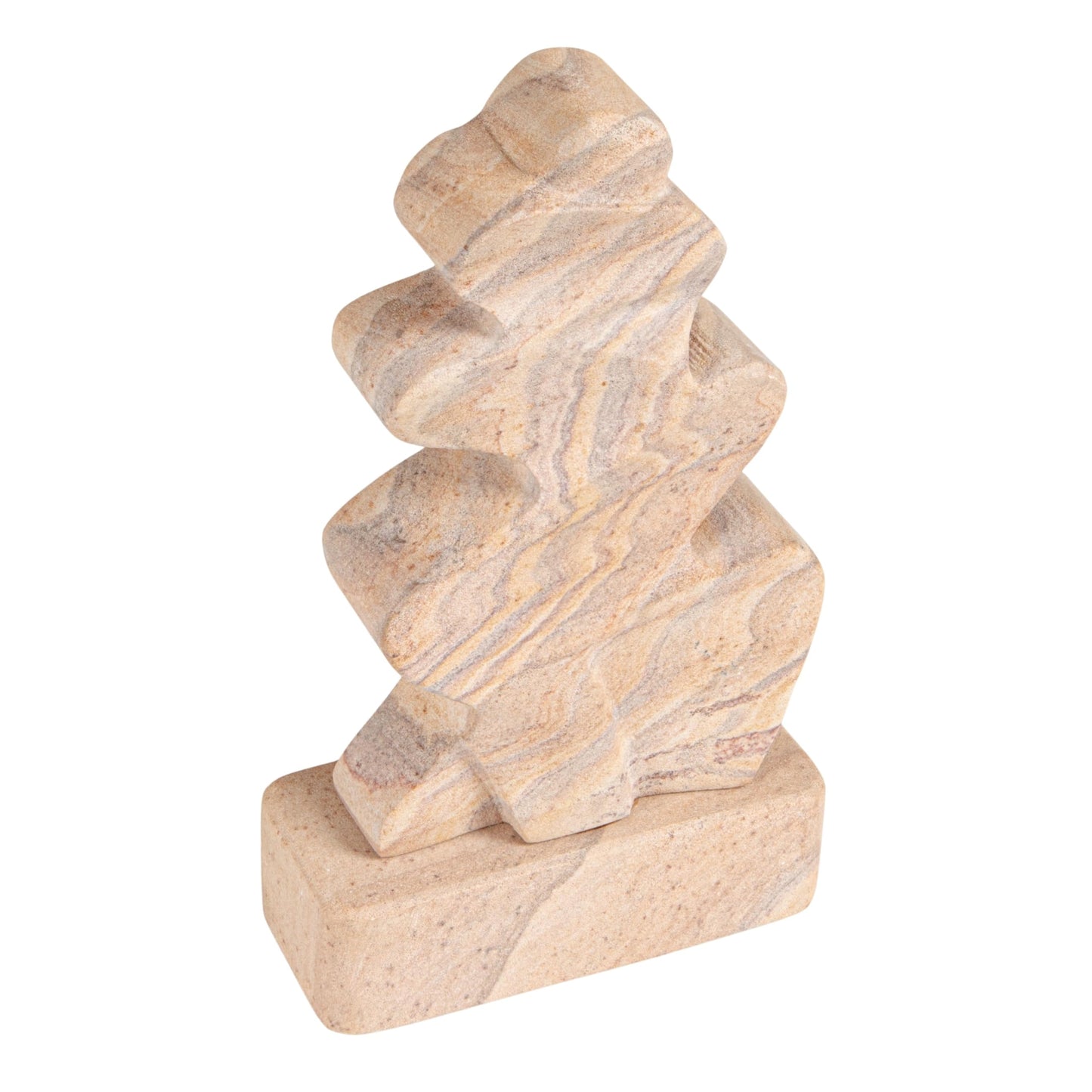 Bloomingville Teakwood Sandstone Décor, Natural