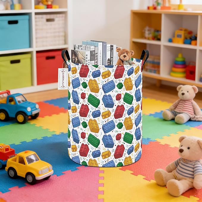 QUEENLALA Large Storage Basket, Laundry Hamper/Bathroom/Home Decor/Collapsible