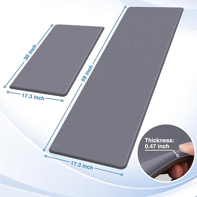StepRite Kitchen Mats, Cushioned Anti Fatigue Kitchen Mats