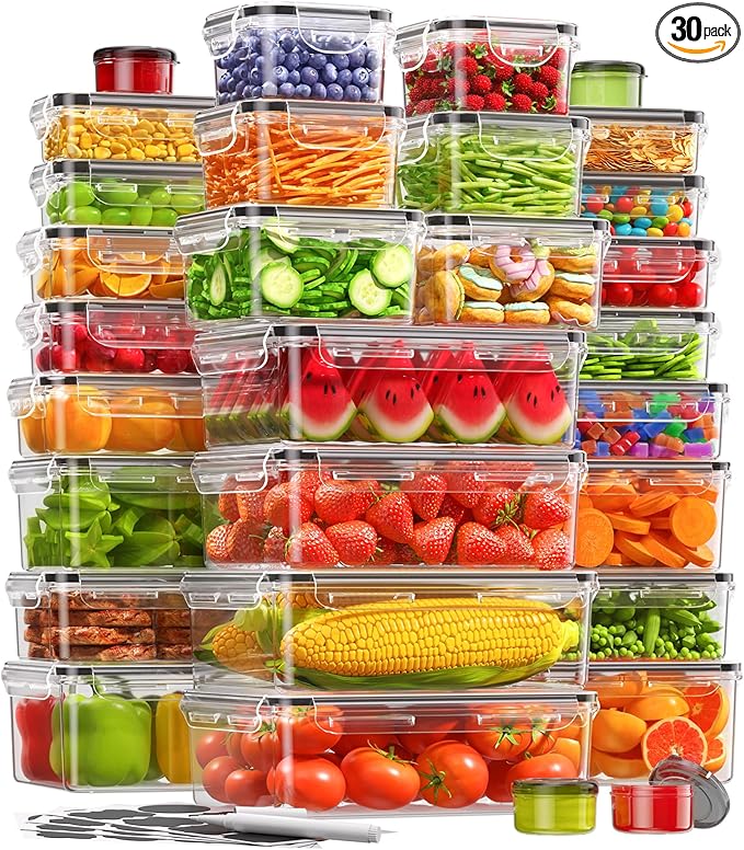 60 PCS Food Storage Containers