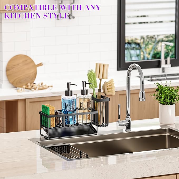 MASADI Kitchen Dish Soap Dispenser Set
