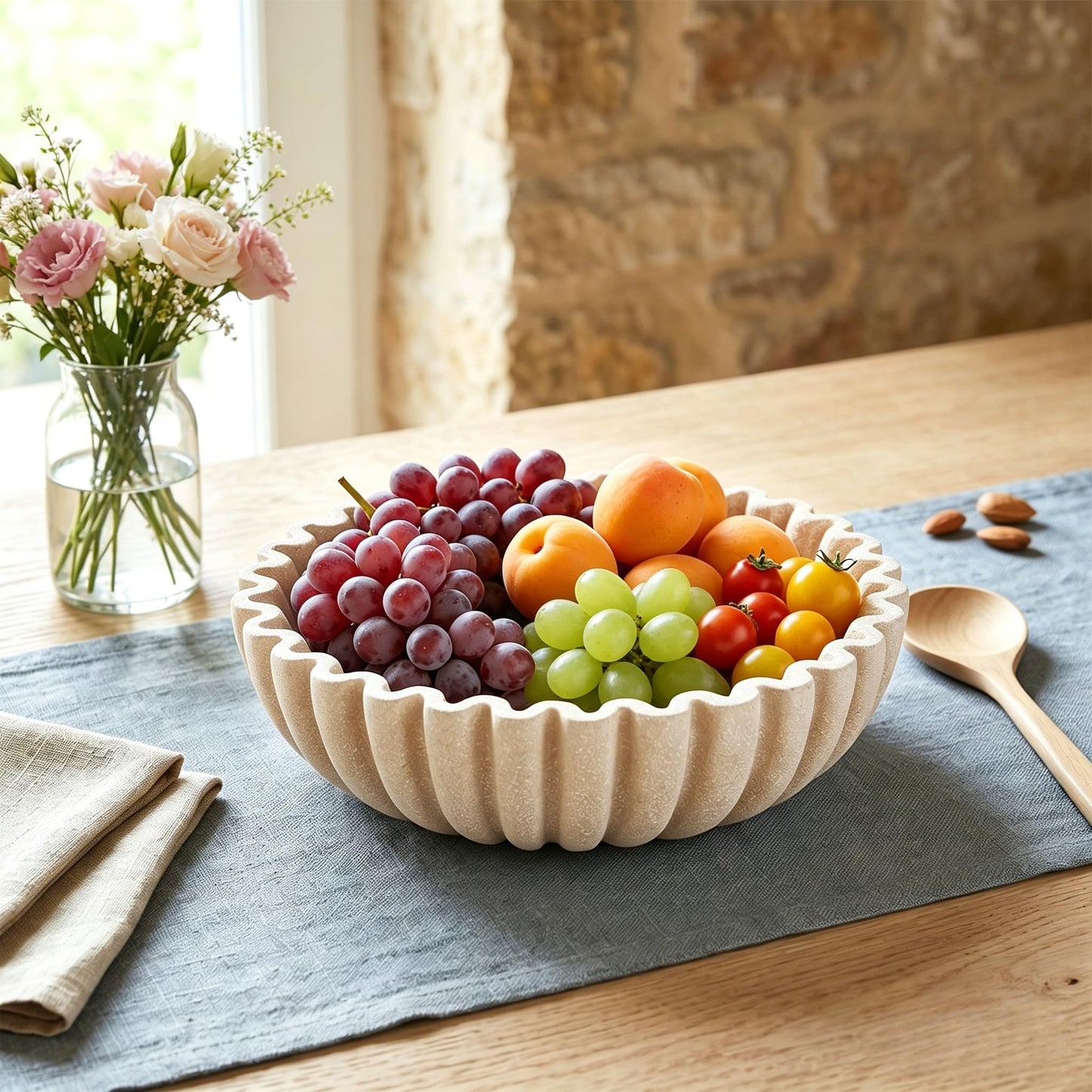 jamscape Large Decorative Bowl - Key Bowl - large Fruit Bowls for Kitchen Counter - Coffee Table Bowls - Decorative Purse Bowl to Entryway Decor,Modern Home Decor