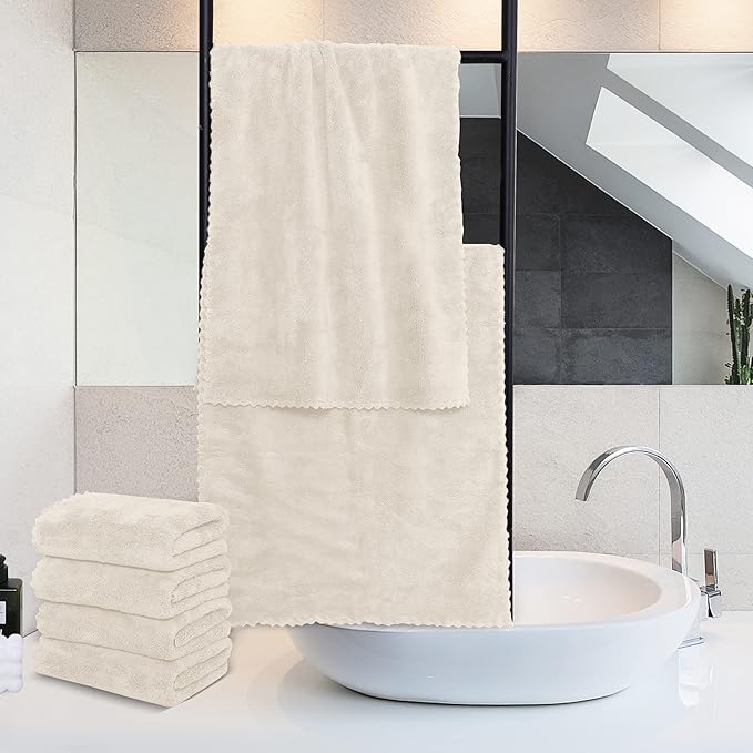 MOONQUEEN 6 Pack Premium Hand Towels