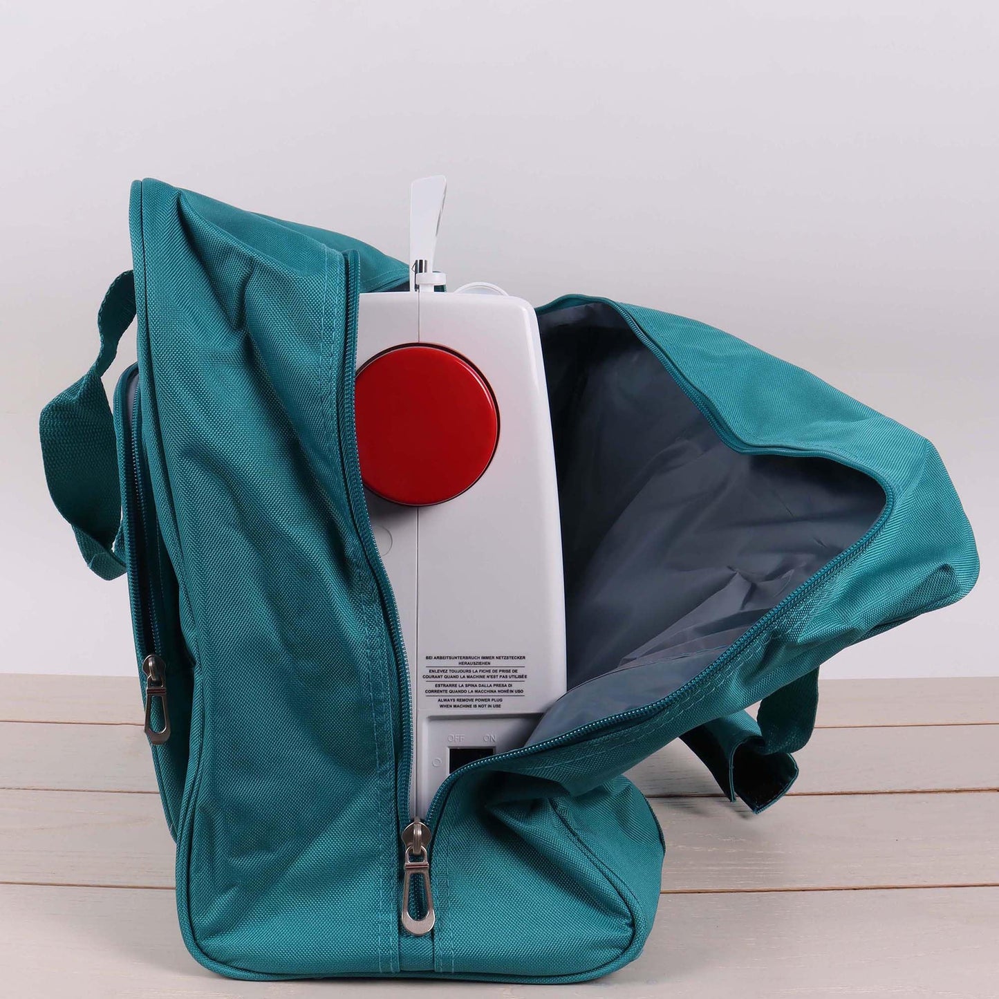 Hobbygift MR4660TEAL Sewing Machine Carry Case, Teal, One Size, 47 x 21 x 33cm