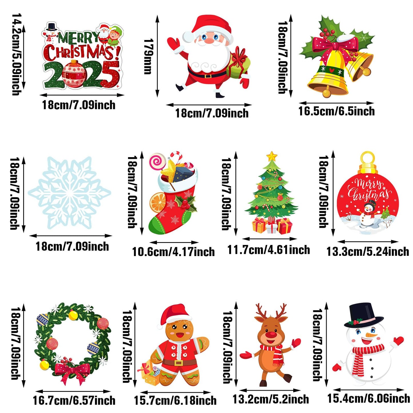 30 Pcs Christmas Hanging Foil Swirl Decorations Set Xmas Holiday Snowman Elk Sign Hanging Swirls Ceiling Decorations for Indoor Outdoor Xmas Holiday Party Supplies (Snowman Elk)