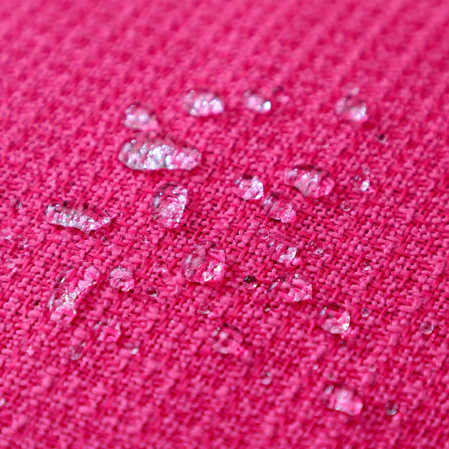 Artscope Outdoor Waterproof Throw Pillow Covers 12x20 Inch Decorative Linen Outdoor Pillows Cushion Case for Patio Couch Sofa - Hot Pink