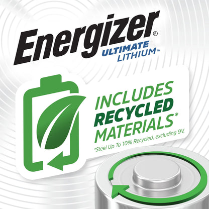 Energizer Ultimate Lithium AAA Batteries (8 Pack), Lithium Triple A Batteries