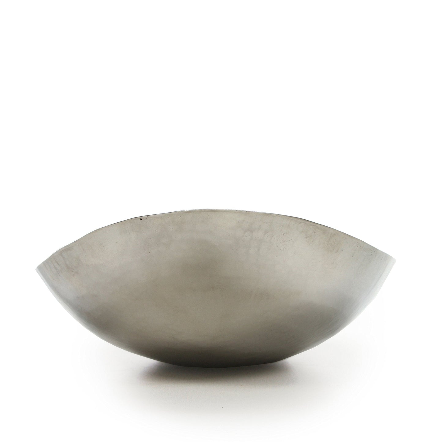 Hosley Hammered Stainless Steel Oval Bowl – 13.5” Decorative Centerpiece for Candles, Orbs, Potpourri & Table Styling | Modern Home & Event Décor