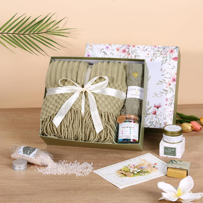 Mother’s Day & Birthday Gift for Women – Luxury Self Care Spa Gift Basket, Get Well Soon Care Package, Thinking of You Sympathy Gift for Mom, Friend, Her