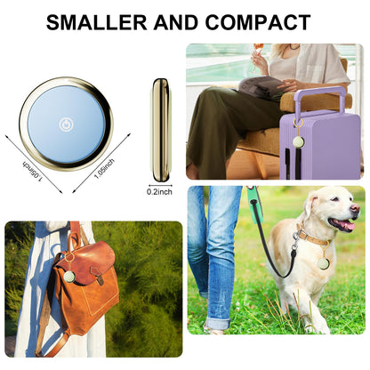 Air Tag Tracker Works with Apple Find My(iOS Only) (Light Blue)