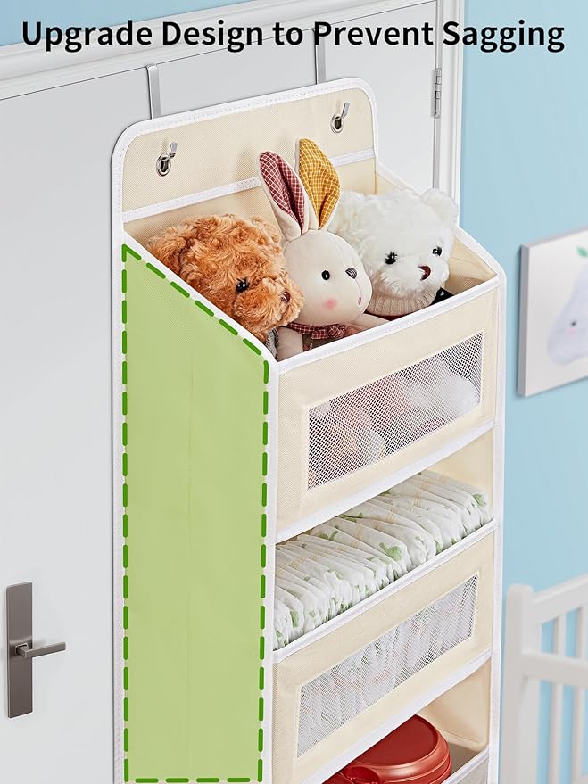 JARLINK Over The Door Organizer Storage, 5 Shelf Hanging Door Organizer
