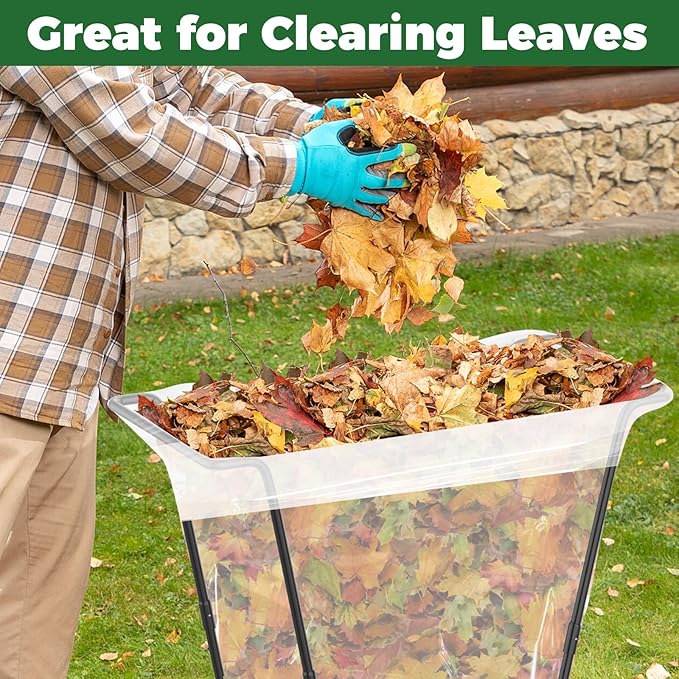 Outdoor Trash Bag Holder Metal Garden Trash Bag Holder