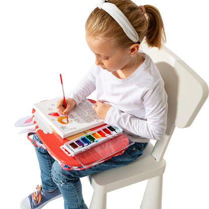 LAPGEAR Lap Pets Lap Desk for Lil’ Kids - Llama - Fits up to 11.6 Inch Laptops - Style No. 46749