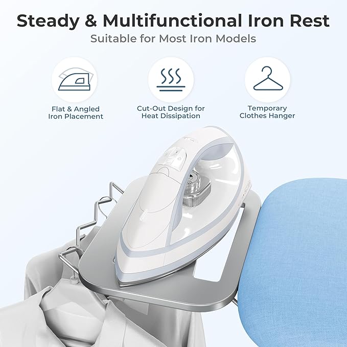 Yaheetech Foldable Ironing Board, Heavy Duty Iron Board