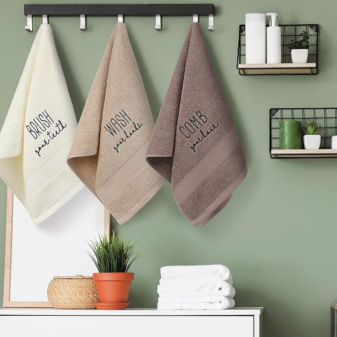 3 Pcs Farmhouse Decorative Hand Towels