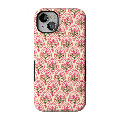 Casely iPhone 14 Plus Case | Sage Garden | Green Floral | Compatible with MagSafe | Bold Protective Design