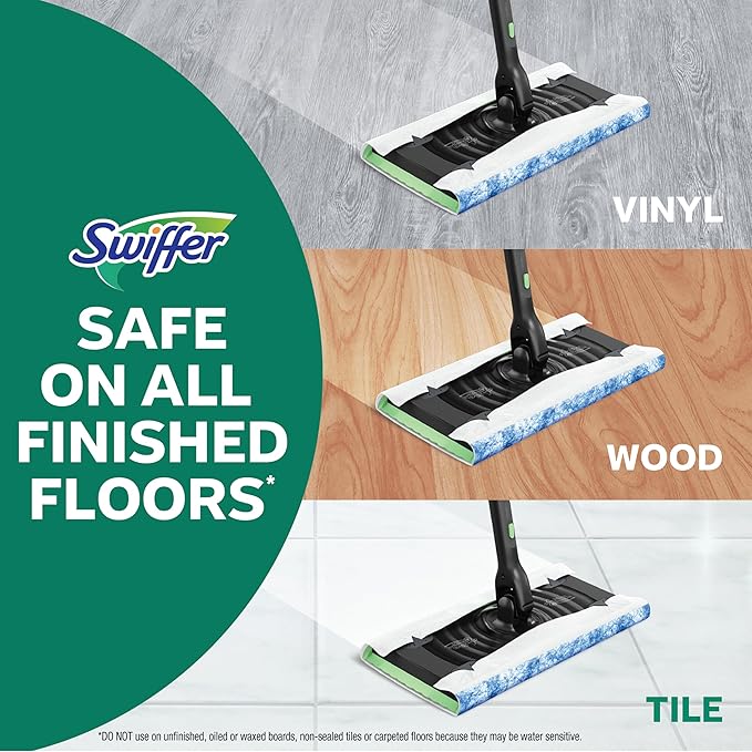 Swiffer Sweep & Mop Deluxe 2-in-1 Multi-Surface Kit
