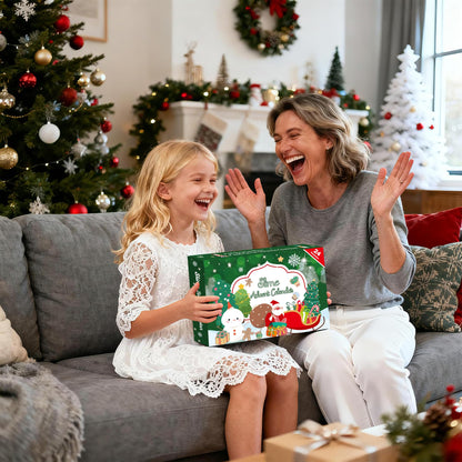 Slime Advent Calendar 2025 Kids, Christmas Countdown Calendars 24 Days of Surprises with Slime Kit Funny Gifts for Toddler Kids Teens Girls 4 5 6 7 8 9 10 11 12 Year Old