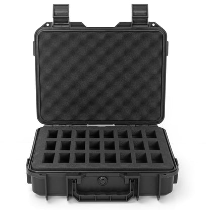 TORIBIO Miniature Storage Figure Hard Shell Case, 48 Slot Miniature Sturdy Hard Case Figurine Carrying Case, Compatible with D&D DND Minis and More
