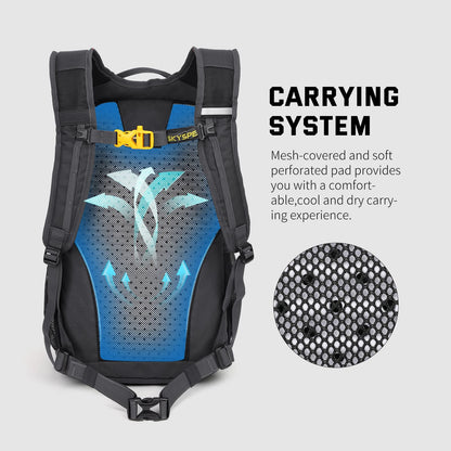 SKYSPER Small Hiking Backpack, 20L Lightweight Travel Backpacks Hiking Daypack Rucksack Women Men for Trekking Backpacking Outdoor Sports(Darkgray)