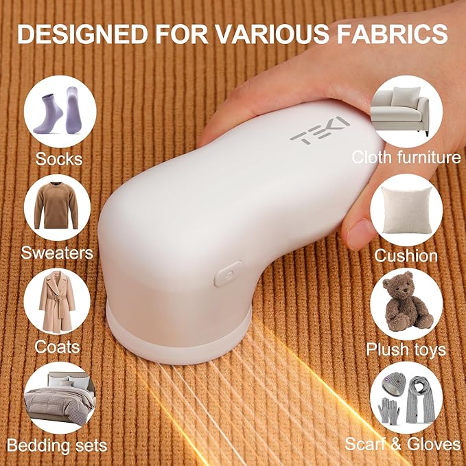 Fabric Shaver Lint Remover Sweater Shavers to Remove Pilling, Rechargeable
